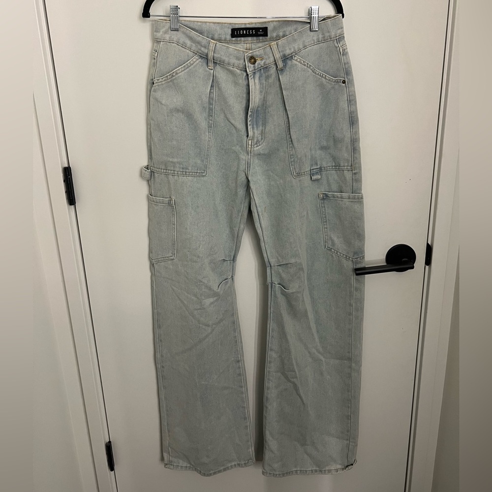 Lioness Light Wash Cargos